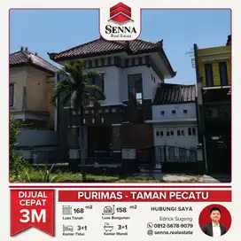 DIJUAL CEPAT BUTUH UANG RUMAH BAGUS PURIMAS TAMAN PECATU