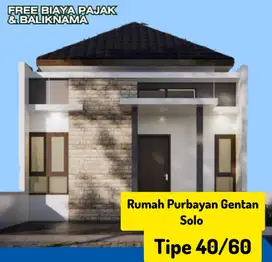 JUAL RUMAH MURAH PURBAYAN GENTAN SOLO SELATAN KOPI NURI MANGESTI RAYA