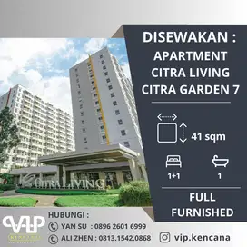 DISEWAKAN: Apartment Citra Living, Lotus, Citra 7, Kalideres, Jakbar