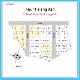 Kavling Strategis, 10 Menit Pasar Parung, Legalitas SHM!
