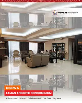 Rent Fully Furnished, Taman Anggrek Condominium 6 Bedroom, Low Floor