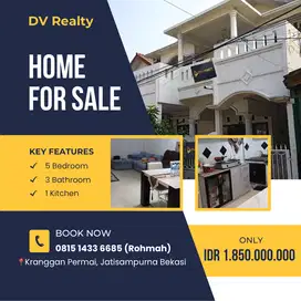 (DVP046) FOR SALE Rumah 2 lantai Di Kranggan Permai, Cibubur