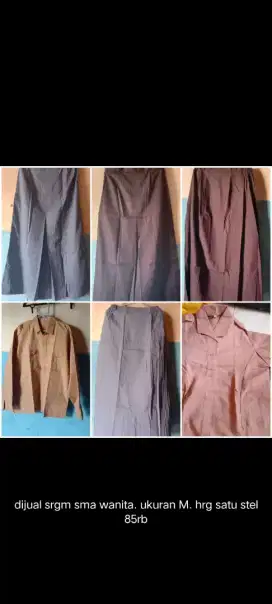 seragam anak SMA