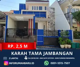 KARAH TAMA dekat Tol Gunungsari ‼️Rumah Lebar 8 Semi Furnish  Furnish