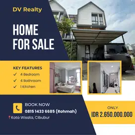 (DVB0051) DI JUAL RUMAH KOTA WISATA CIBUBUR