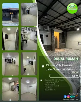 Dijual Rumah Pekanbaru Daerah Villa Permata Siap Huni!