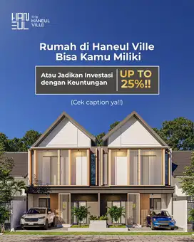 Rumah Dijual 2 Lantai Desain KOREA Style di Parung 500 Jutaan