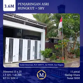 Rumah Penjaringan Asri Rungkut Surabaya Timur dkt Pandugo Bale Hinggil