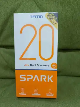 Di jual cepat tecno spark 20  NFC