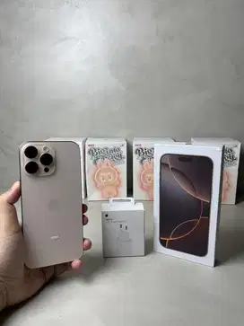 iphone 16 pro max 256gb dessert garansi resmi ibox