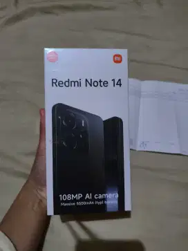 Dijual Xiaomi Redmi Note 14 8/128GB Baru Segel Resmi