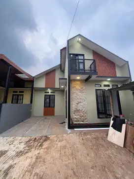 Rumah modern model skandinavian mezzanine