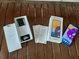 Samsung Galaxy M52 ram 8/256 Lengkap Full Set Ori