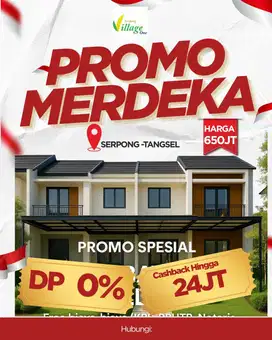 Serpong Village One Spesial Price Hanya 1Unit Dekat Mall Paradise Walk