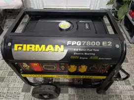 Genset Firman FPG7800 E2 – Tangan Pertama, Kondisi Istimewa