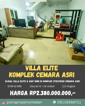 DIJUAL VILLA ELITE SIAP HUNI
