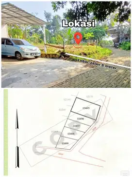 Tanah Murah Cocok Untuk Investasi SHM Ready di Cepoko Gunungpati