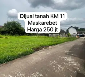 Tanah Kavling KM11 Dekat Gedung Trisila