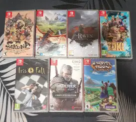 Kaset Nintendo Switch Baru & Segel