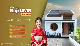Rumah di Jogja Barat Area Exit Tol Sentolo Desain Jepang Dalam Cluster