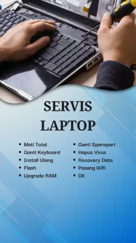 Service Laptop dan Pasang Wifi