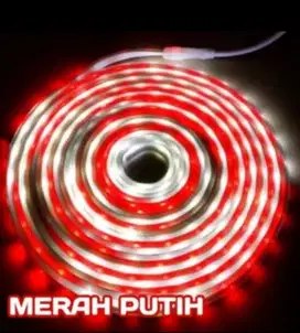 Lampu LED Kelap kelip 17 agustus merah putih