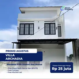 300 jtan 2 lantai dekat wisata bisa kpr, KAPAN LAGI?