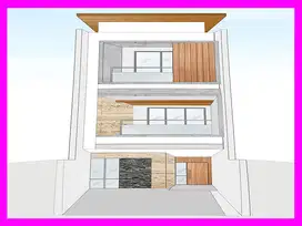 Dhyana Rumah baru ukuran 5x15m di Jelambar Lt 75m2 Lb 150m2 3 lantai S