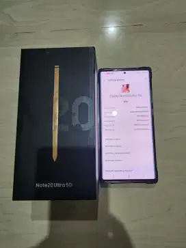 Dijual Samsung Galaxy NOTE 20 ULTRA 5G Ram 12/256Gb