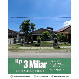 Rumah Luas 650 m² di Medan Petisah Cocok untuk Kost atau Penginapan