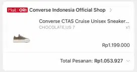 Sepatu Converse pria/wanita