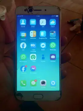 Oppo F3 Ram 4/64 kondisi minus retak
