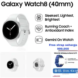 Samsung galaxy Watch 8 + free strap - NEW SEGEL