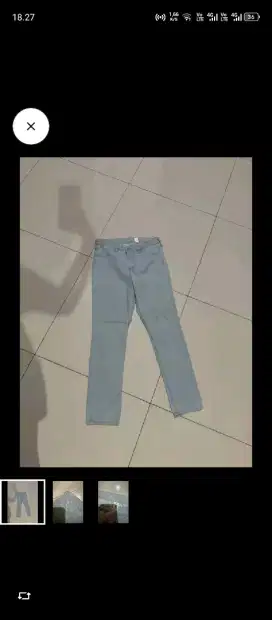 skinny jeans produk baru tanpa tag