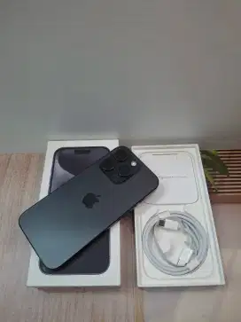IPHONE 15 PRO 256GB BLACK INTER CUKAI