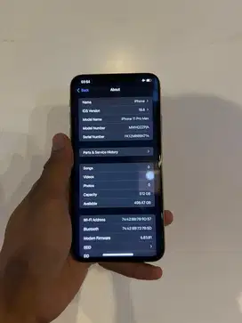 Iphone 11pro max 512gb gold