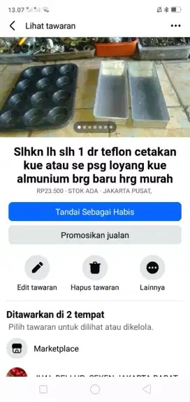 Slhkn plh slh 1 dr cetakan teflon serba guna atau sblh nya brg baru