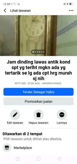 Hiasan dinding lawas berkualitas unik antik MLS mgkn ada yg tertarik