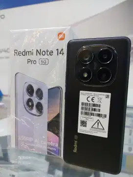 REDMI NOTE 14 PRO 5G 8/256GB MULUSS PEMAKAIAN  BULAN