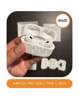 #660 Airpods Pro Gen 2 Type C Ibox Garansi 01 August 2026