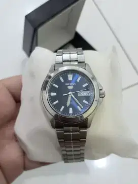 Jam Seiko 5 automatic original SNKL07K1 blue