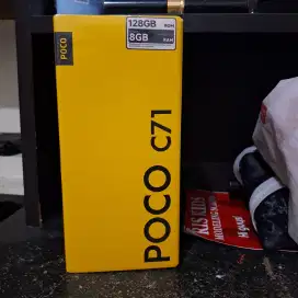 Poco c71 by xiaomi 128gb segel garansi resmi baru