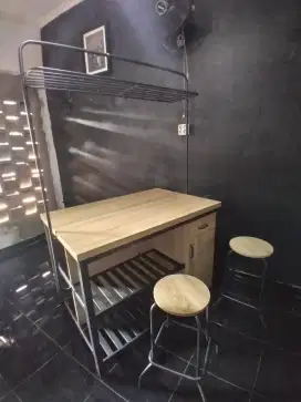 informa zea island table bar 2 stool