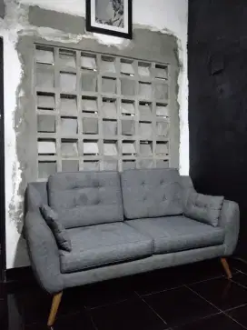 sofa two sitter premium grey