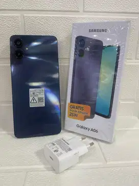 Samsung a06 4/128 grs 06/2026 sein full original