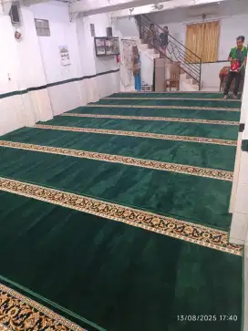 Karpet Masjid Grand Platinum Semi Impor Gratis Pasang di tempat