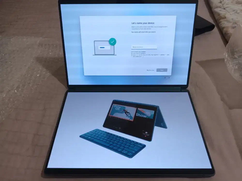 Jual Lenovo yoga book 9i