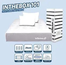 Kasur Spring bed in the box 101 uk 120x200