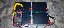 Aki bekas sepeda listrik Selis 12V 12AH Tegangan Lemah