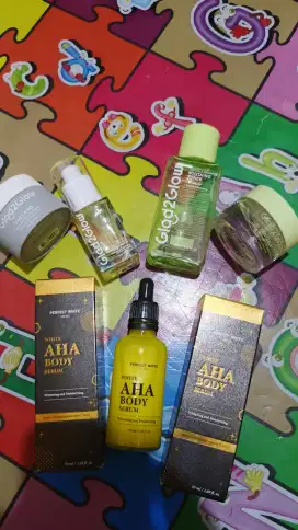 Dijual serum badan dan skincare g2g acne paket